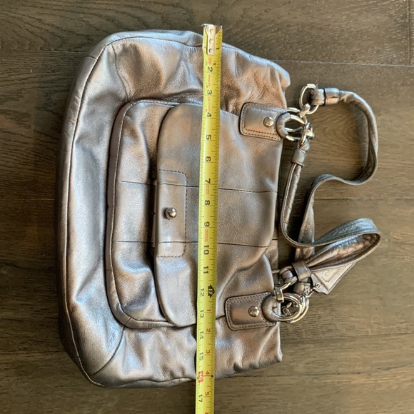 Silver Coach Handbag - Picture 9 of 9